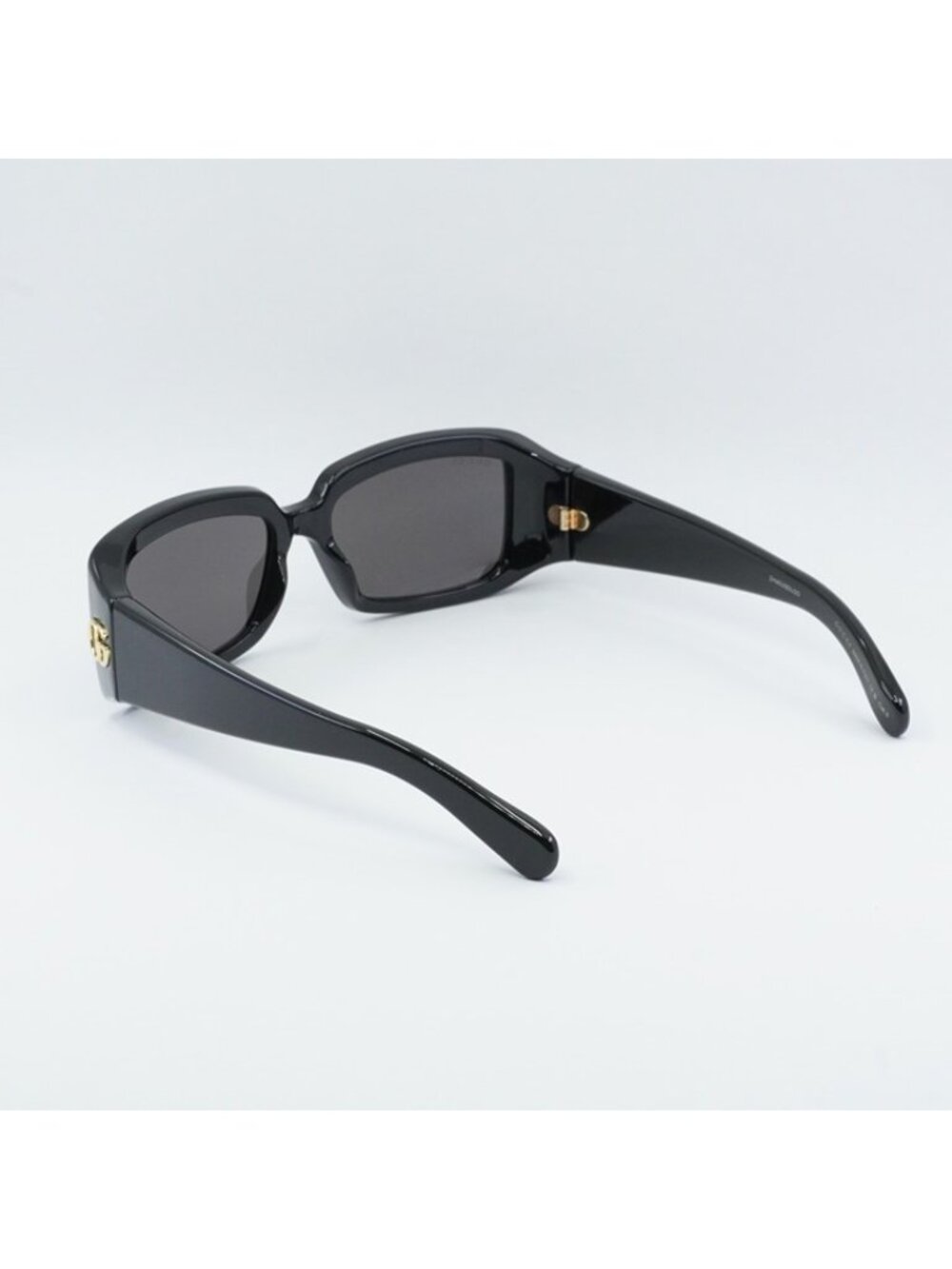 Gucci GG1403S 001 Women Sunglasses Black Rectangle Frame, Grey Lenses - Picture 4 of 12